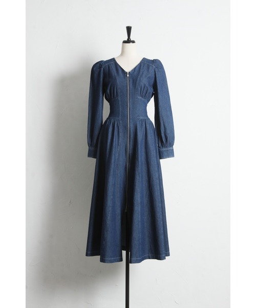 tocco closet（トッコ クローゼット） ワンピース パールジップ