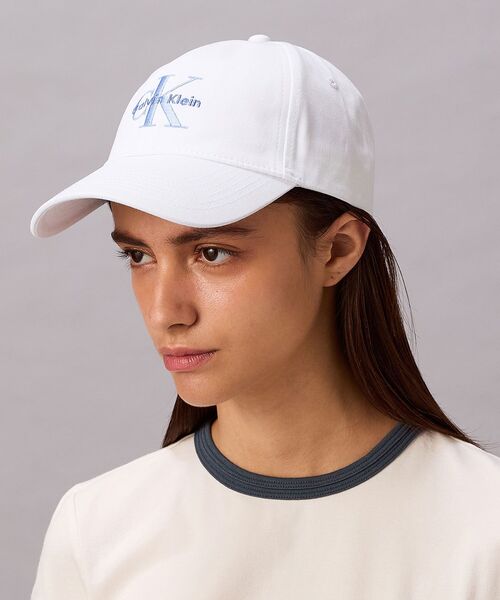   モノグラムロゴ ベースボールキャップ Calvin Klein（カルバン・クライン） キャップ 帽子 レディース