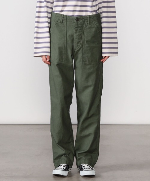 「orSlow」 パンツ 0 グリーン レディース_画像8