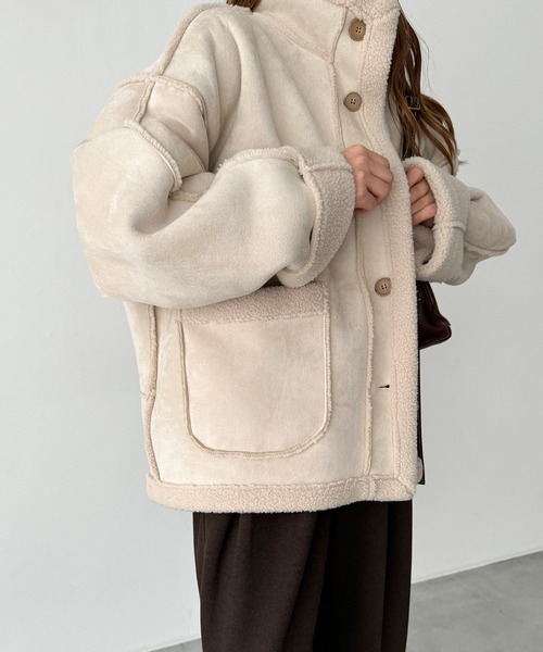 「CANAL JEAN」 ジャケット ONE SIZE チャコールグレー レディースの画像