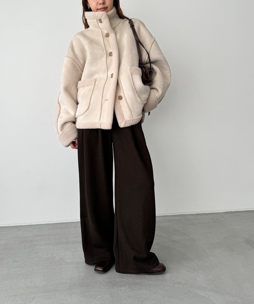 「CANAL JEAN」 ジャケット ONE SIZE チャコールグレー レディースの画像