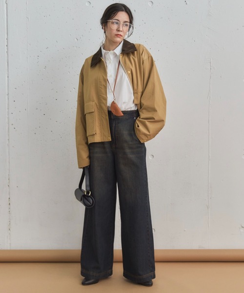 「DOUX ARCHIVES」 ブルゾン 38 カーキ レディースの画像