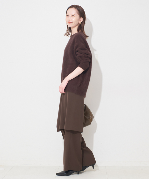 SLOBE IENA（スローブイエナ） イージーパンツ 36 ブラウン レディース