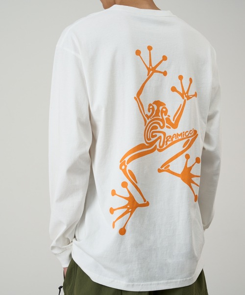 Gramicci（グラミチ） tシャツ STICKY HANDS L/S TEE / スティッキー
