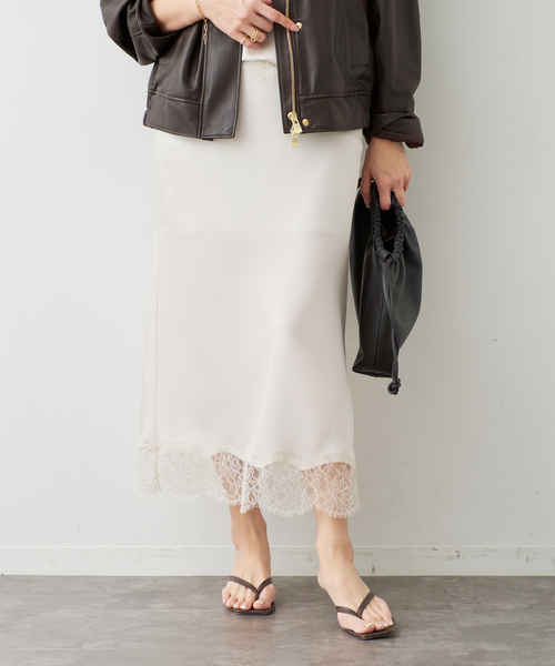 Deuxieme Classe（ドゥーズィエムクラス） スカート *Lace Trimmed