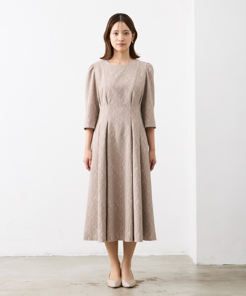 「AIMER」 長袖ワンピース MEDIUM ネイビー レディースの画像