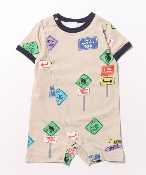 HAKKA BABY（ハッカベビー） ベビー服 ロンパース 「ベビー」ロード 60-70sサイズ hakkababyハッカベビーロンパース