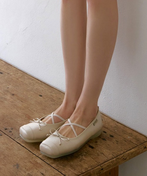 バレエシューズ パンプス TOE CAP BALLET FLATSの画像