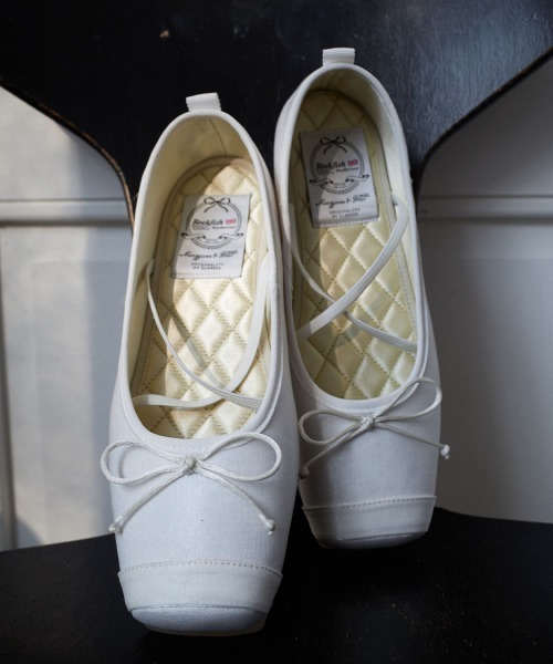 バレエシューズ パンプス TOE CAP BALLET FLATSの画像
