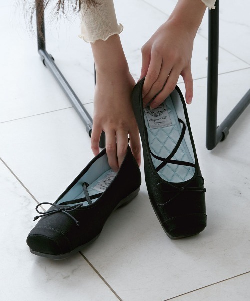 バレエシューズ パンプス TOE CAP BALLET FLATSの画像