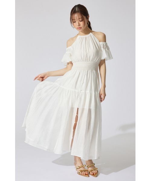 「rienda」 半袖ワンピース MEDIUM ライトグリーン レディース_2