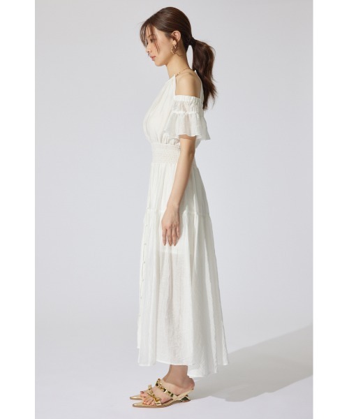 「rienda」 半袖ワンピース MEDIUM ライトグリーン レディース_7