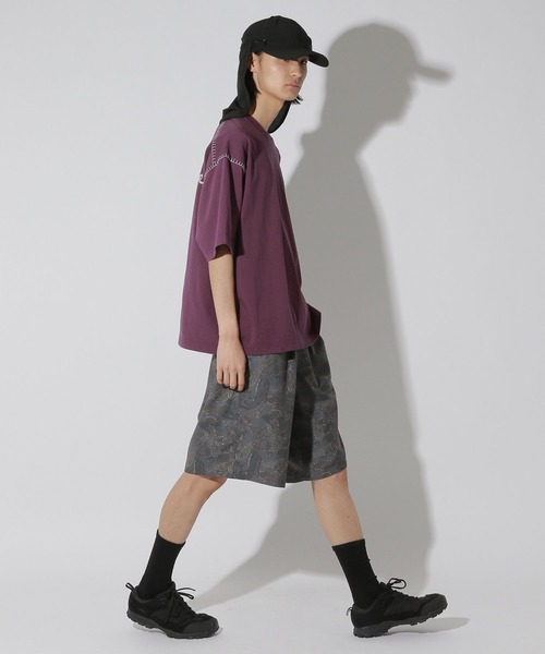 LAKOLE（ラコレ） tシャツ Bロゴ配色ステッチT / 672856 メンズ