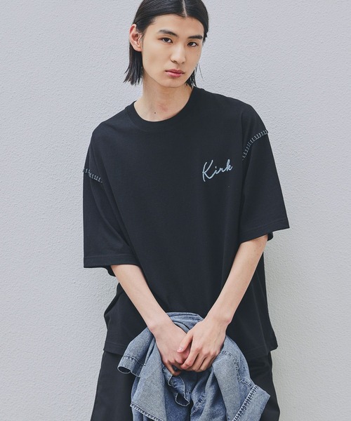 こうちゃ様 LAKOLE（ラコレ） tシャツ Bロゴ配色ステッチT / 672856 メンズ