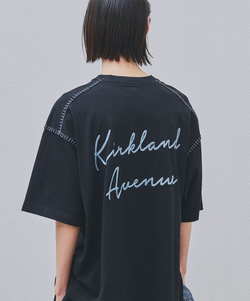 LAKOLE（ラコレ） tシャツ Bロゴ配色ステッチT / 672856 メンズ