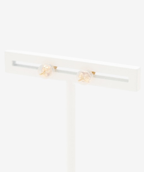 ピアス K18 イエローゴールド ダイヤモンド ハート ピアス BLOOM/ブルーム レディースの画像