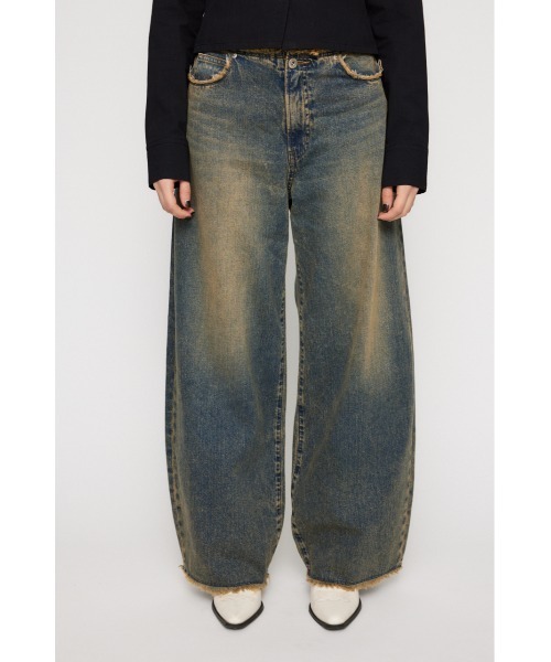 「LAGUA GEM」 デニムパンツ 25inch ブルー レディース_画像9