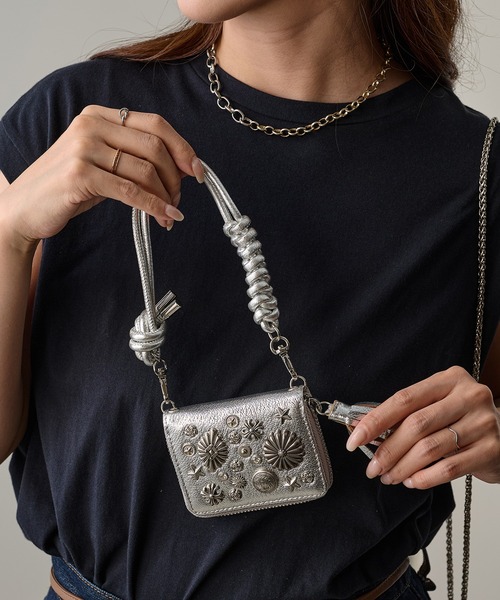 perche（ペルケ） ミニ スマホショルダー 財布 「perche」マルチ