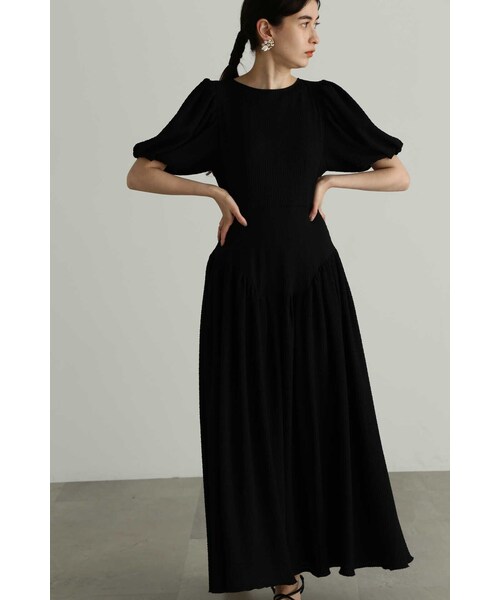 「JILL STUART」 半袖ワンピース 2 ブラック レディース_画像5
