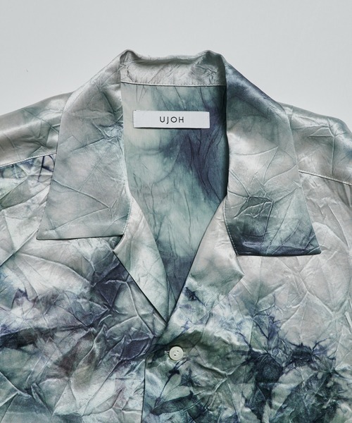 UJOH（ウジョー） シャツ 半袖 「UJOH HOMME」Slit Sleeve Open Collar