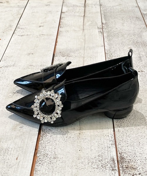 「Jeffrey Campbell」 フラットパンプス 35 ブラック レディース_画像2