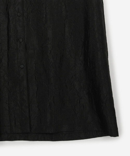 「Bshop」 シャツワンピース ONE ブラック レディース_画像5