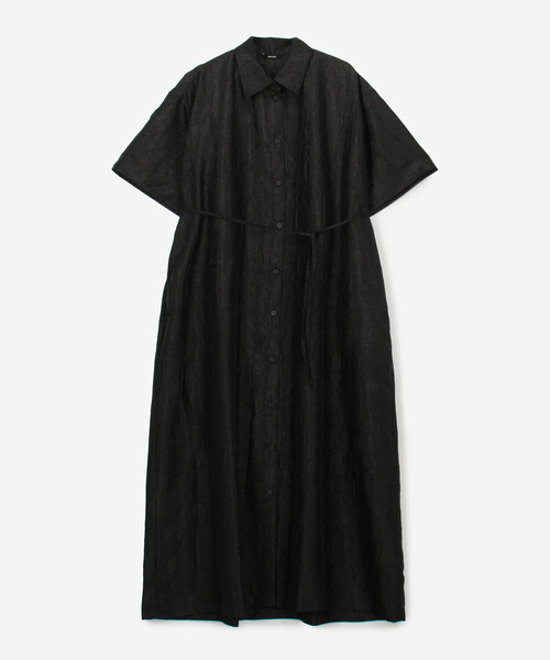 「Bshop」 シャツワンピース ONE ブラック レディース_画像7