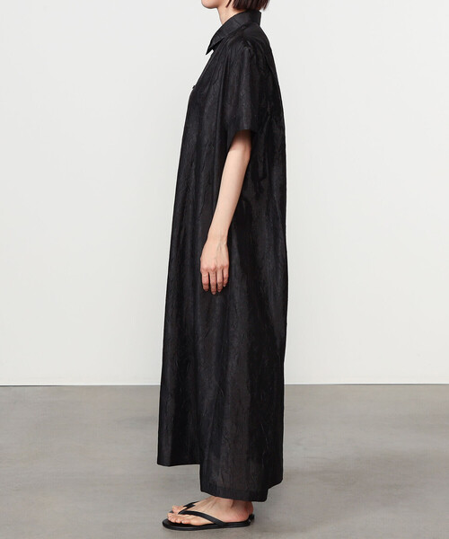 「Bshop」 シャツワンピース ONE ブラック レディース_画像9