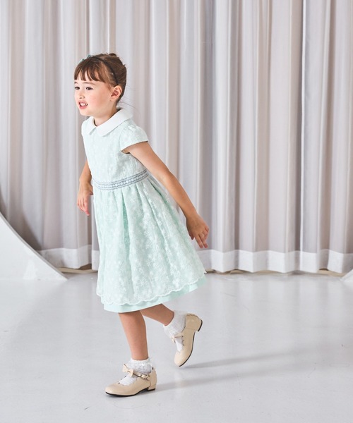 CHOPIN（ショパン） 「KIDS」半袖ワンピース 120cm ミント キッズ