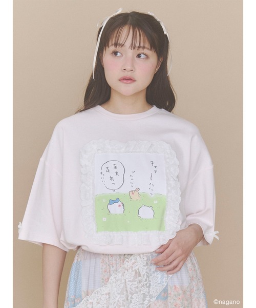 merryJenny メリージェニー ちいかわフリルTee Tシャツ 新品未使用 merry jenny（メリージェニー） tシャツ 半袖 ちいかわフリルTee