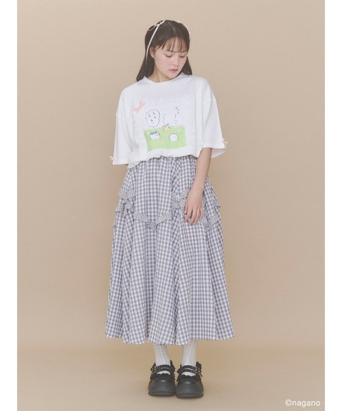 merry jenny（メリージェニー） tシャツ 半袖 ちいかわフリルTee 