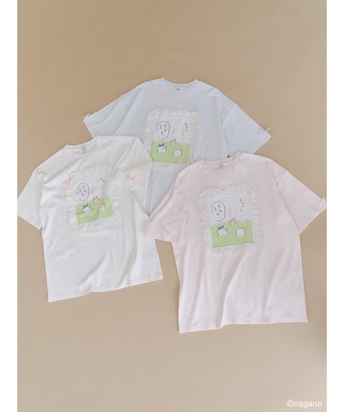 merry jenny（メリージェニー） tシャツ 半袖 ちいかわフリルTee
