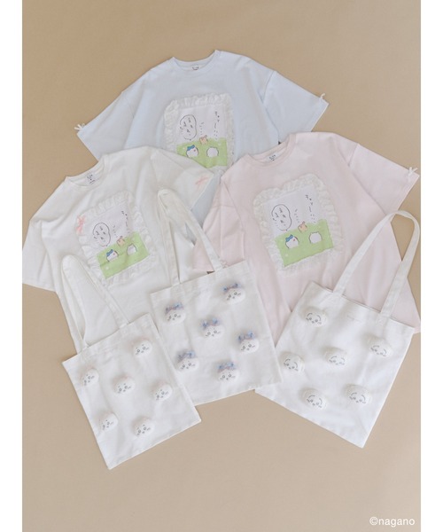merry jenny（メリージェニー） tシャツ 半袖 ちいかわフリルTee