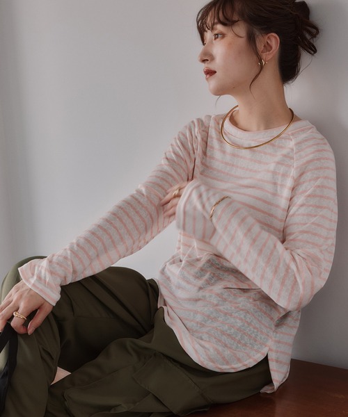 210nouve（トゥージュヌーヴ） tシャツ 「秋の新色ブラウン追加