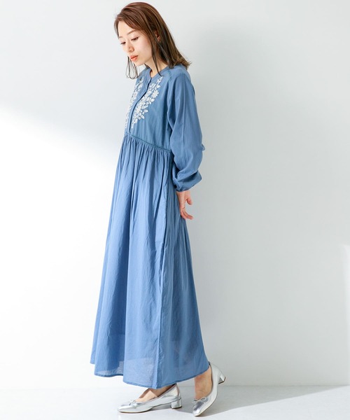 「URBAN RESEARCH Sonny Label」 長袖ワンピース FREE ブラック レディース_画像3
