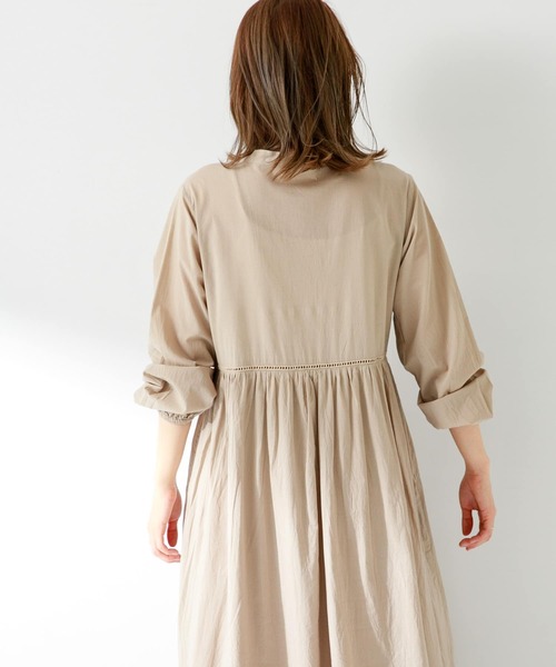 「URBAN RESEARCH Sonny Label」 長袖ワンピース FREE ブラック レディース_画像8