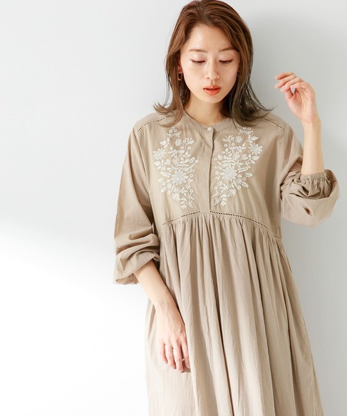 「URBAN RESEARCH Sonny Label」 長袖ワンピース FREE ブラック レディース_画像10
