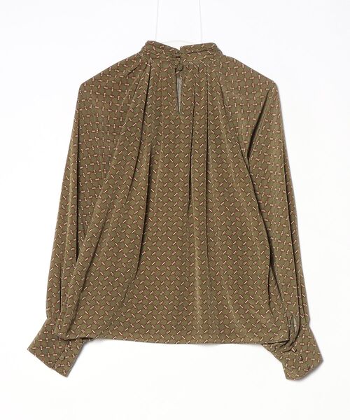 「IENA LA BOUCLE」 長袖ブラウス - グリーン レディース_画像2