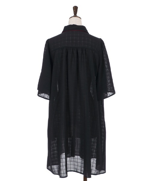 axes femme チュニック ケープデザインワンピース : ZOZOTOWN