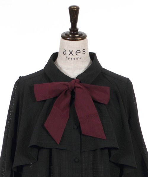 チュニック丈ケープ axes femme チュニック ケープデザインワンピース : ZOZOTOWN
