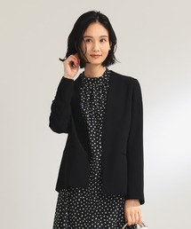 Demi-Luxe BEAMSセレモニー ツイードノーカラージャケット新品タグ付
