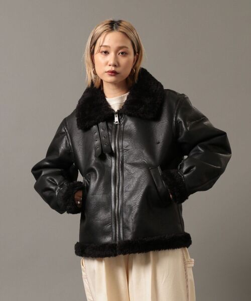 ルまで ジャケット エコムートンジャケット ZOZOTOWN PayPayモール店 お得なキャンペーンも レトログレード エコムートン B3 ボンバージャケット レザージャケット