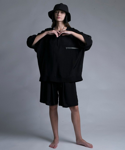 tシャツ Tシャツ 【my beautiful landlet】DYED CUPRO TAFFETA BIG T-SHIRT my beautiful landlet DYED CUPRO TAFFETA BIG