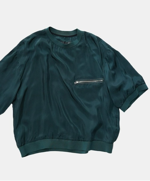 tシャツ Tシャツ 【my beautiful landlet】DYED CUPRO TAFFETA BIG T-SHIRT my beautiful landlet DYED CUPRO TAFFETA BIG