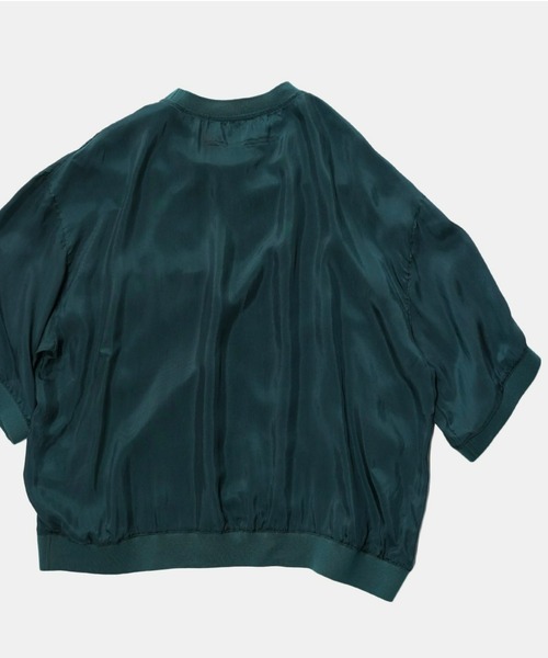 tシャツ Tシャツ 【my beautiful landlet】DYED CUPRO TAFFETA BIG T-SHIRT my beautiful landlet DYED CUPRO TAFFETA BIG