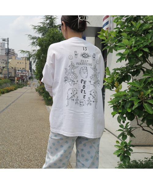tシャツ 「kocea」TATOO GRAPHIC TEE (ロングスリーブ)(MA) レディース メンズ