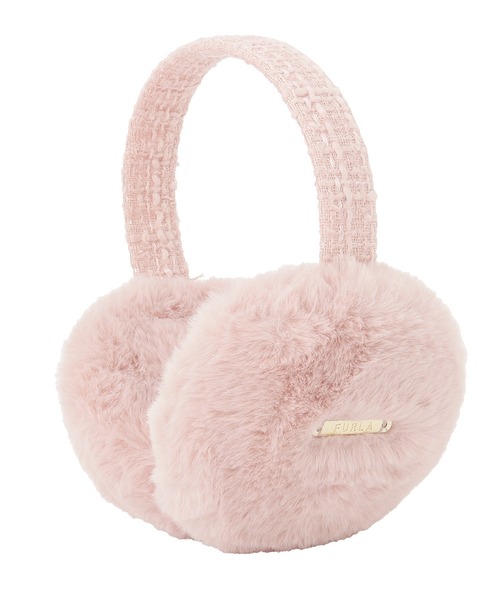 ピンク ファー イヤーマフ フルラ FURLA フェイクファーイヤマフ （ピンク