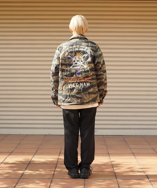 HOUSTON（ヒューストン） ブルゾン アウター NYLON RIP VIETNAM JACKET