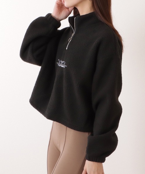 Lace Ladies（レースレディース） ハーフ ジップ ボア フリース プル