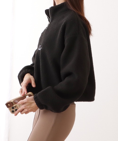 Lace Ladies（レースレディース） ハーフ ジップ ボア フリース プル